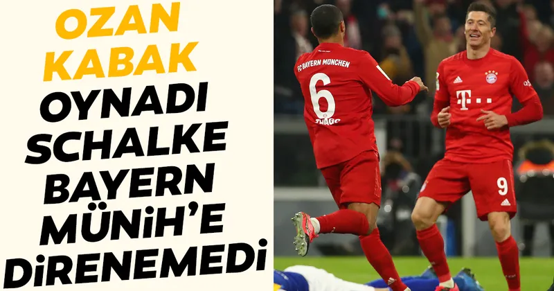 Ozan Kabak Oynadi Schalke 04 Bayern Munih E Direnemedi Spor Haberleri