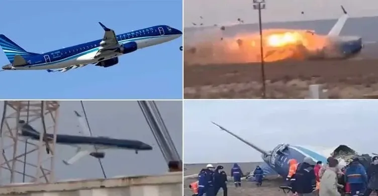 Kazakistan’da düşen yolcu uçağı kazasının perde arkası! Kazak medyası o görüntüyle çalkalandı: Uçak gövdesindeki deliklerin nedeni…