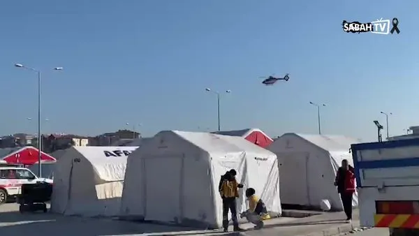 Hatay'da depremzedeler için AFAD tarafından çadırlar kuruldu | Video
