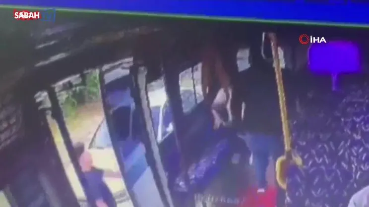 Minibüste husumetlisini görüp defalarca böyle ateş açtı | Video