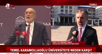 Ardahan’a üniversite açılmasını gereksiz bulan Temel Karamollaoğlu’na Ardahan Üniversitesi Rektörü Biber’den tepki!
