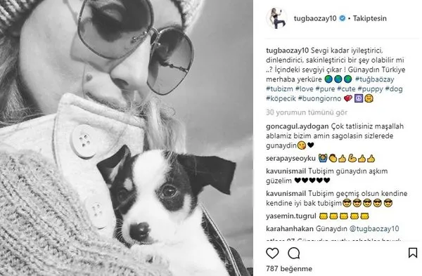 Ünlü isimlerin Instagram paylaşımları (28.03.2018)