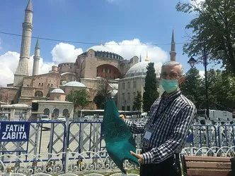 Son dakika: Ayasofya Camii halısı ile ilgili Başkan Erdoğan'ı ...
