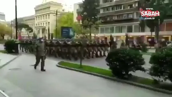 Milli Savunma Bakanlığı paylaştı, Türk askeri Bakü sokaklarını inletti