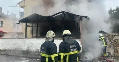 Sivas’ta kundaklanan iki katlı bina yandı: 1 gözaltı #sivas