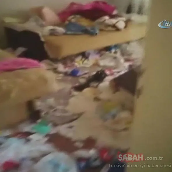 Şiddet gören minik kızın annesiyle çöp evde yaşadığı ortaya çıktı