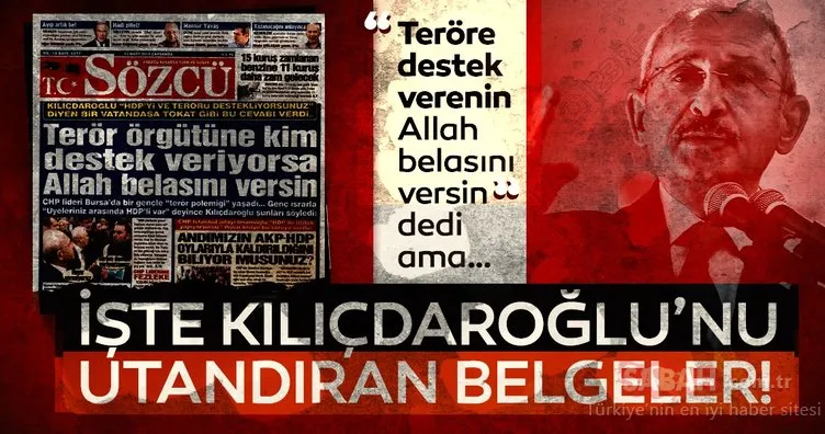 Kılıçdaroğlu’nu utandıran kanıtlar! İşte CHP’nin terör sicili...