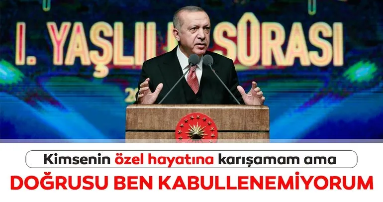Başkan Erdoğan Ankara’da Yaşlılık Şûrasında konuştu: Asıl aklımız buruştuğunda yaşlanırız