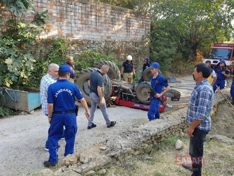 11 Yaşındaki sürücü mezarlık mevkiinde…