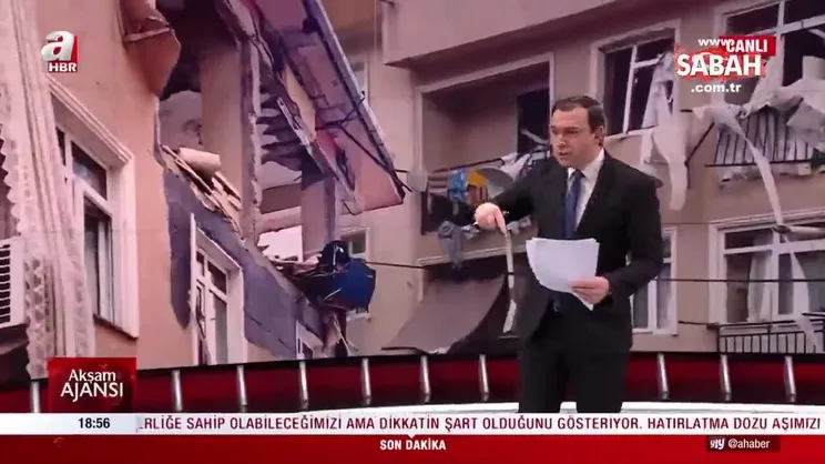 Üsküdar’da doğalgaz patlamasında hasar gören bina yıkılıyor | Video