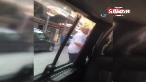İstanbul'da taksici dehşeti! Taksici UBER sürücüsü olduğunu iddia ettiği şahısa sopayla saldırdı... 