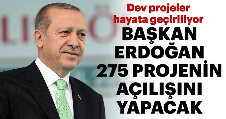 Cumhurbaşkanı Erdoğan Denizli’de dev projeleri hayata geçirecek