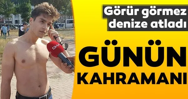 Haliç'te intihar eden kızı kurtaran günün kahramanı