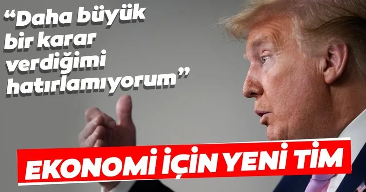 Trump’tan ekonomi için yeni tim
