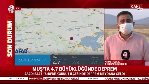 Son dakika! Muş'ta 4,7'lik deprem! İşte ilk bilgiler | Video