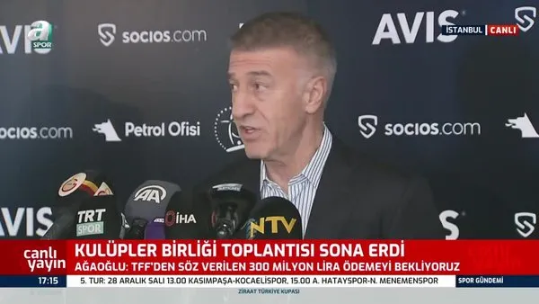 Ahmet Ağaoğlu: 300 milyon liralık sözün yerine getilmesini talep ediyoruz