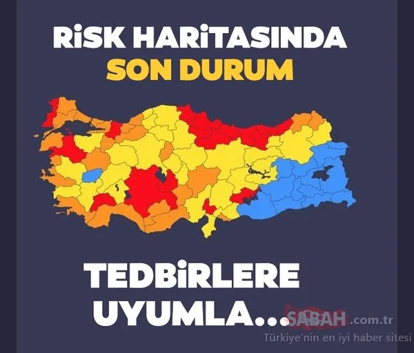 yeni turkiye koronavirus risk haritasi