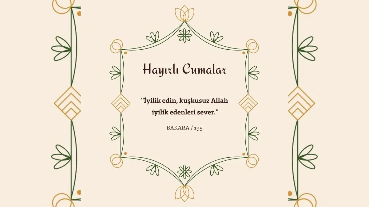 RESİMLİ CUMA MESAJLARI 2025: Hayırlı Cumalar! Anlamlı, kısa, dualı, ayetli, hadisli Cuma mesajları ve sözleri