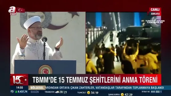 Gazi Meclis'te anma töreni: O gece herkesin ortak paydası Türkiye oldu | Video