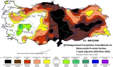 Son dakika haberi: Meteorolojinin korkutan kuraklık haritası! Orta Karadeniz olağanüstü ve çok şiddetli kuraklık riskinde