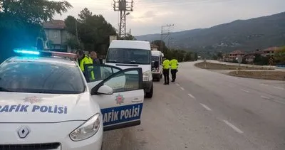 Amasya’da öğrenci servisleri ilk günden ceza yedi #amasya