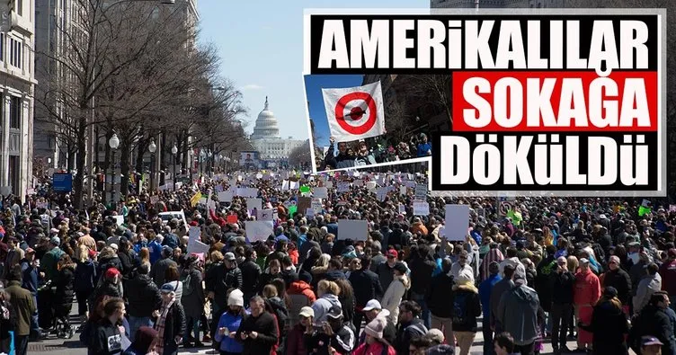 ABD’de silah karşıtı öğrenci protestoları yayılıyor