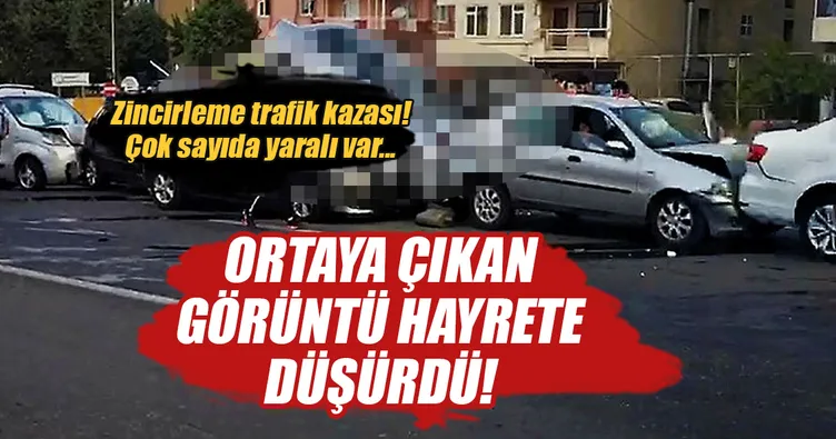 Tekirdağ’da 7 araç birbirine girdi!