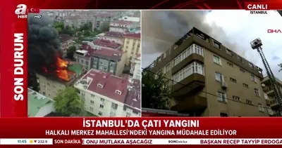 Halkalı’da bir binada yangın çıktı