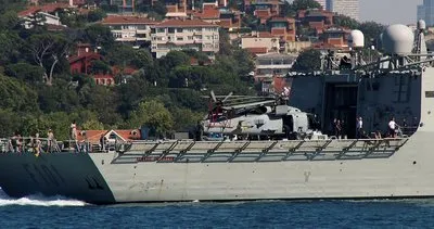 NATO tatbikatından dönen savaş gemileri peş peşe Boğaz’dan geçti