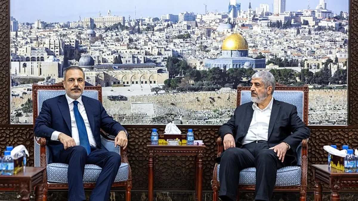 Bakan Fidan, Hamas Siyasi Büro Başkan Vekili Meşal'e taziyelerini iletti