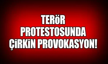 İsviçre’deki terör protestosunda PKK provokasyonu!