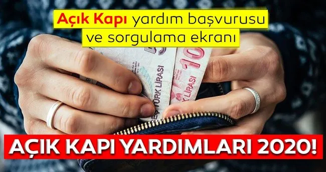 Son Dakika Haberi Acik Kapi Maddi Yardim Parasi E Devlet Ile Hizli Basvuru Yap 9 Nisan Acik Kapi Basvurusu Nasil Yapilir Sartlari Neler Ekonomi Haberleri
