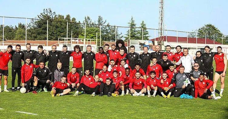 Şampiyon Samsunspor, sezonun son antrenmanını yaptı