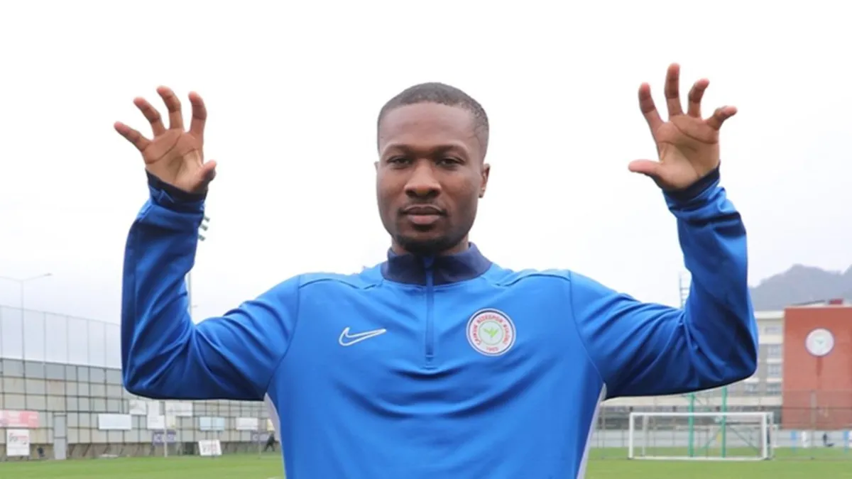 Rizespor futbolcusu Loide Augusto