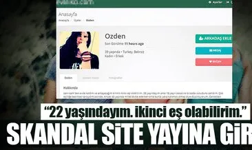 Skandal site Türkiye’de de açıldı!