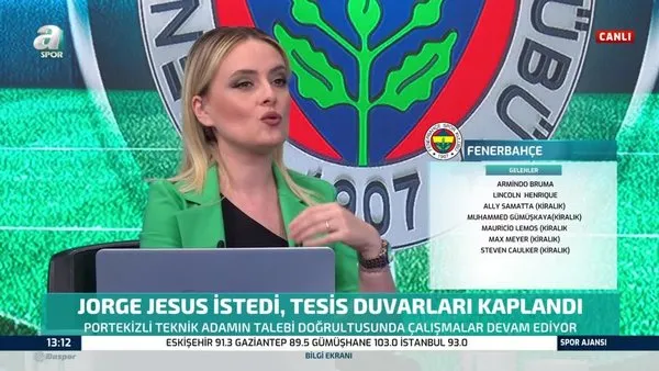 Fenerbahçe transferde gaza bastı! Jorge Jesus onu istiyor  | Video