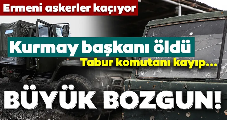 Son dakika haberi | Azerbaycan cephedeki son durumu duyurdu! Kurmay başkanı öldü, Ermeni askerler mevziden kaçıyor