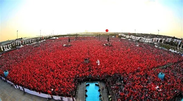 Teröre karşı milyonlarca tek nefes mitingi