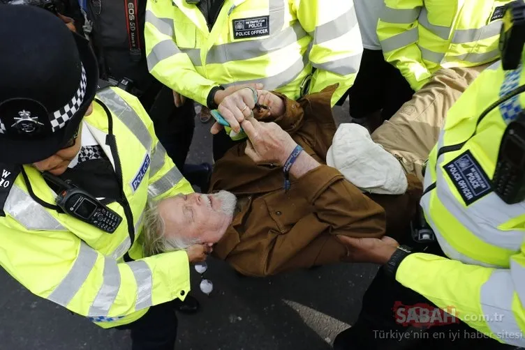 Londra’daki çevreci işgal eyleminde gözaltı sayısı 460 oldu