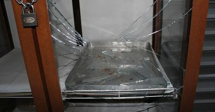 Köpekler aç kalmasın diye ekmek dolabının camını kırdı