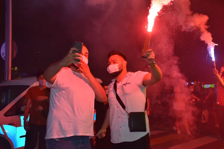 Türkiye Kupası şampiyonluğunun ardından Trabzon'da büyük coşku!