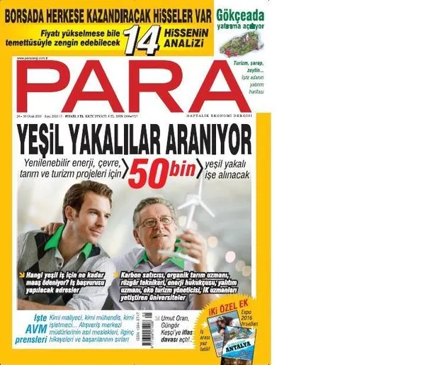 50 bin 'yeşil yakalı' aranıyor