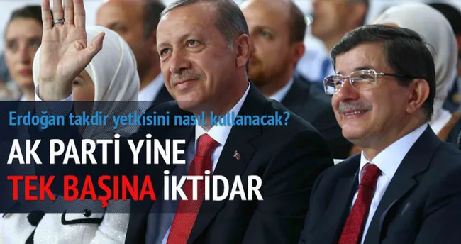 AK Parti yine tek başına iktidar