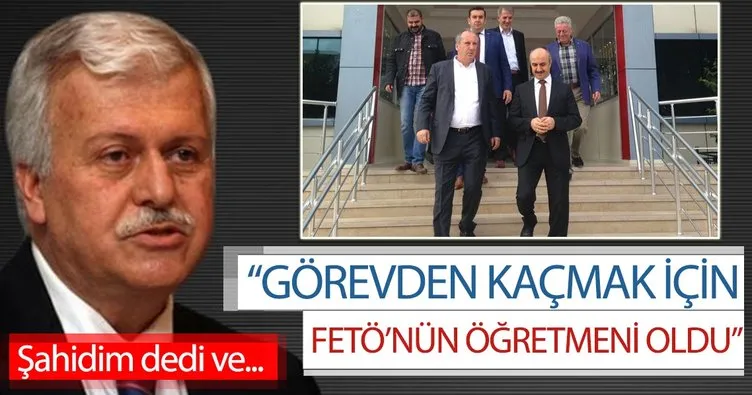 ‘Görevden kaçmak için FETÖ’nün öğretmeni oldu’