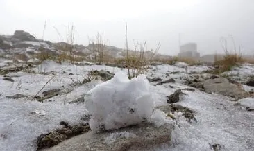 Uludağ’a mevsimin ilk karı yağdı