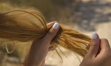 Yaz aylarının kabusu! Güneşin saçlarınıza verdiği zararı tek seferde onaran formül