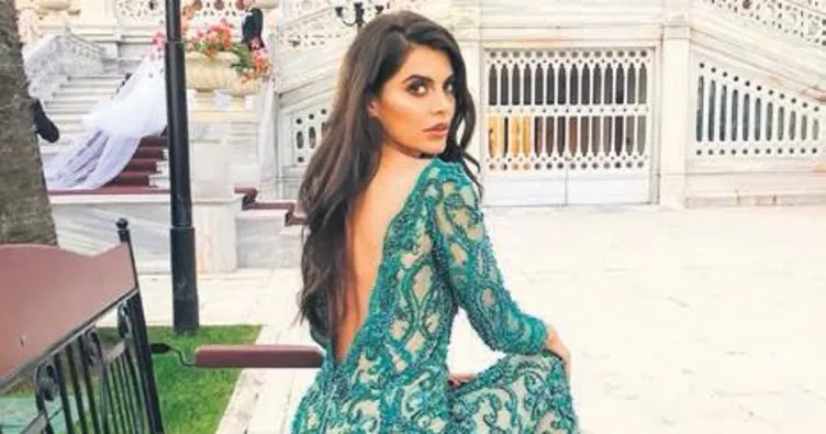 10 bin liralık elbisesini hediye etti