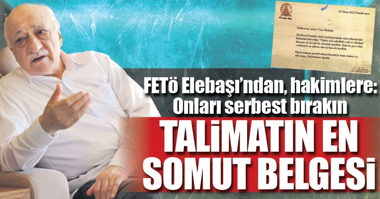 Talimatın en somut belgesi!