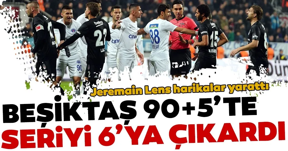 Jeremain Lens harikalar yarattı, Beşiktaş son dakikada 3 puanı kaptı
