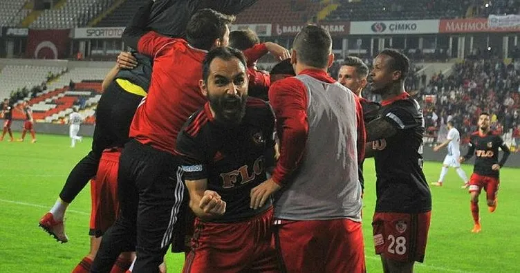 Gazişehir Gaziantep tek golle güldü